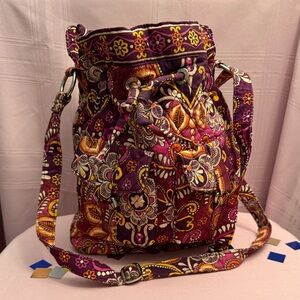 Vera Bradley, Safari Sunset Drawstring Bucket Bag